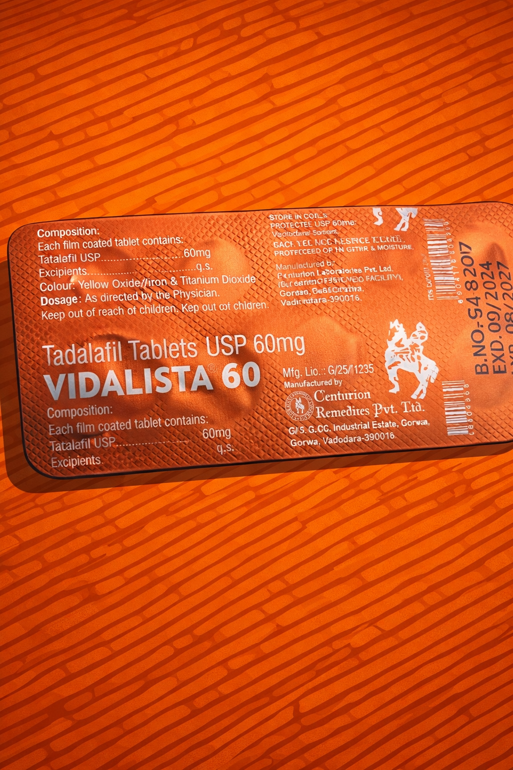 1 CONFEZIONE VIDALISTA 60